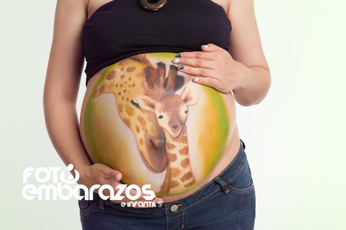 Pintura de pancita para embarazada