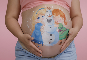 Sesión creativa maternidad