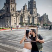 Fotografía de embarazo en locación