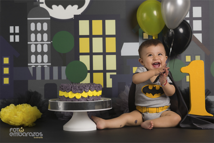 Smash cake niño Batman